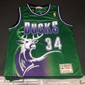🔥🔥Ray Allen Bucks Jersey Hardwood Classic🔥🔥